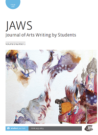 image of JAWS: Journal of Arts Writing by Students