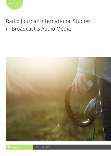 image of Radio Journal:International Studies in Broadcast & Audio Media